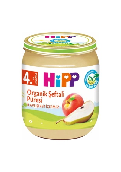 Mey İthalat Organik Armut Şeftali Püresi 125 Gr 125 G