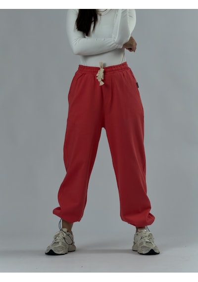 Cocopelli Paça Ayarlamalı Regular Kiremit Kadın Jogger Pantolon Coc3488