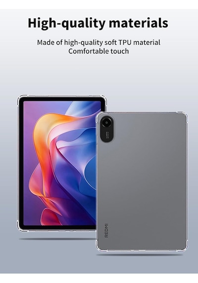 Xiaomi Redmi Pad 2 11 İnç 2025 Tablet Kılıfı Silikon Ekran Koruyucu Dokunmatik Kalem Seti