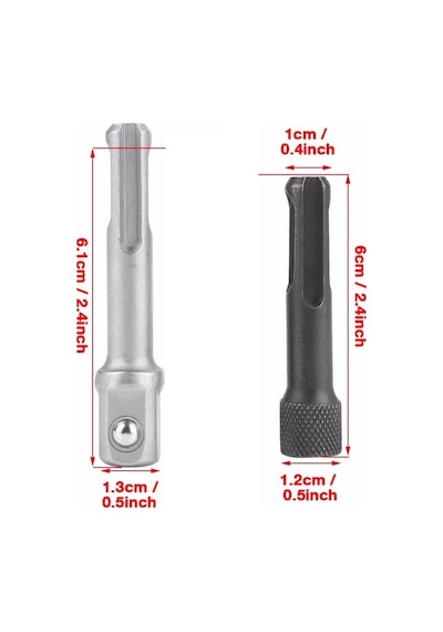Sds Hilti Kırıcı Delici Lokma Adaptörü Altıgen Bits Vidalama Se