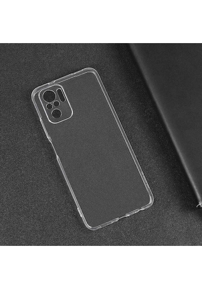 Zore Redmi Note 10 Pro Kılıf Msra Süper Silikon Kapak - Renksiz Renksiz
