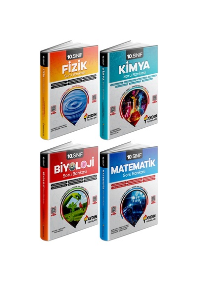 Aydın 2025 10. Sınıf Konu Özetli Konu Özetli Soru Bankası Seti 4 Kitap