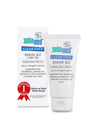 Sebamed Clear Face Sivilce ve Siyah Nokta Karşıtı Nemlendirici Bakım Jeli 50 ML