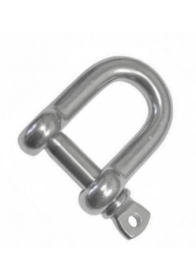 2'li Zincir Kilidi. 6mm. Paslanmaz Krom