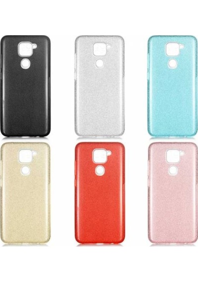 Xiaomi Redmi Note 9 Simli Parıltılı Kalite Silikon Kılıf