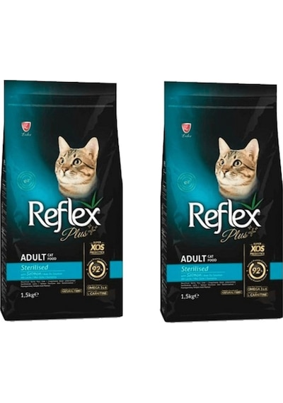 Reflex Somonlu Kısırlaştırılmış Yetişkin Kedi Maması 2 x 1500 G