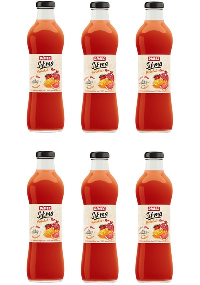 Dimes Sıkma %100 Portakal - Nar Suyu 700 Ml X 6 Adet