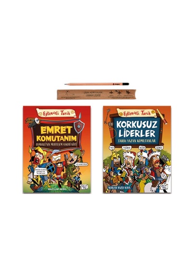 Genç Timaş Emret Komutanım - Korkusuz Liderler Tarih Yazan Komutanlar Set - 2 Kitap