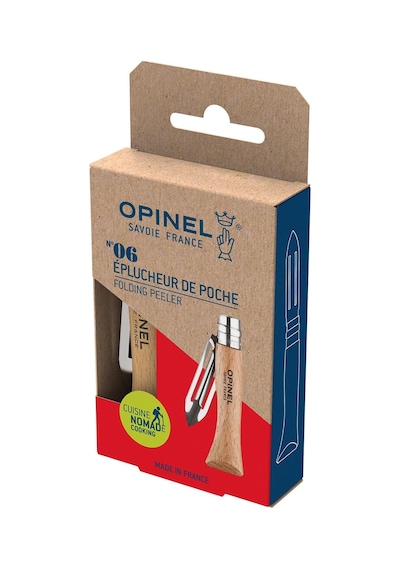 Opinel Soyma Bıçağı No. 06, Katlanabilir, Sap Kayın Ağacından Üretilmiştir, Bıçak Uzunluğu 6,0 Cm, 254602 Genel