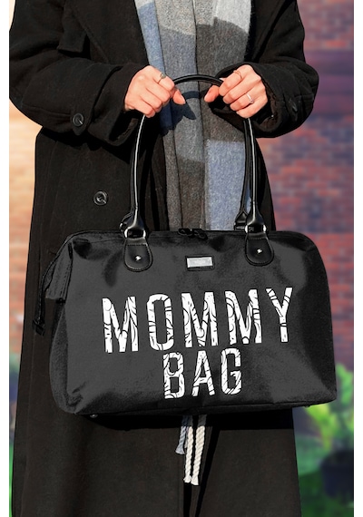 Stylo Mommy Bag Usa Anne Bebek Bakım Ve Kadın Çantası Sıyah Siyah