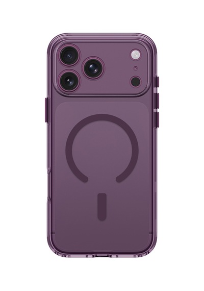 Apple iPhone Uyumlu 18 Pro Max Kılıf M-safe Özellikli Kamera Korumalı Amazingthing Minimal Lens Serisi Kapak Mor