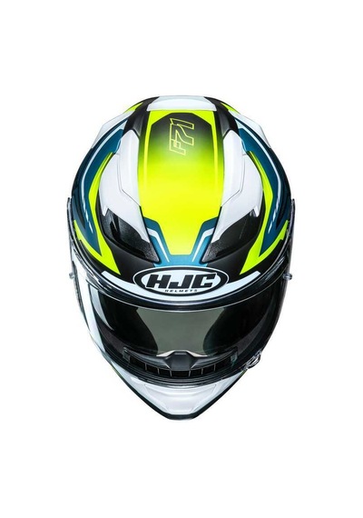 Hjc F71 Fes Mc3hsf Kapalı Motosiklet Kaskı Beyaz - Mavi - Sarı
