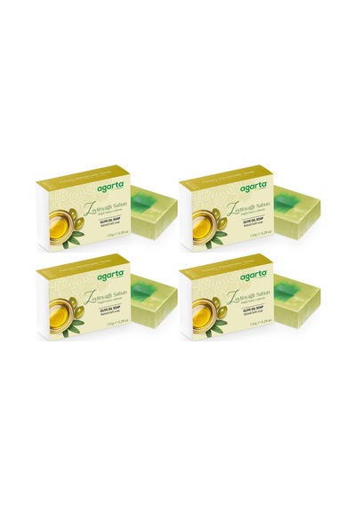 Agarta El Yapımı Doğal Sabun 150gr Zeytinyağlı 4 Lü Set