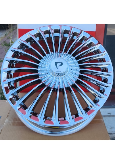 5x108 17 İnç Krom Maybach Jant Modeli Ford Peugeot Citroen Opel Volvo Uyumlu Jant Bir Takım 4 Adet