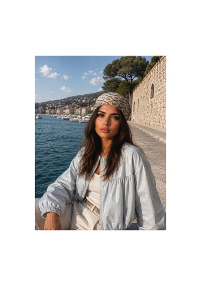 Lilly Açık Mavi Fermuarlı Ceket Mavi Mavi