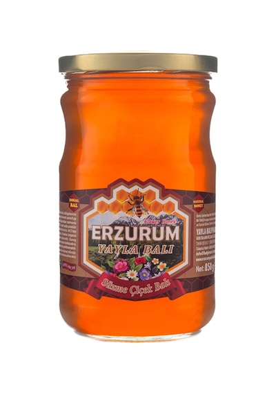 Erzurum Yayla Süzme Çiçek Balı 850 G