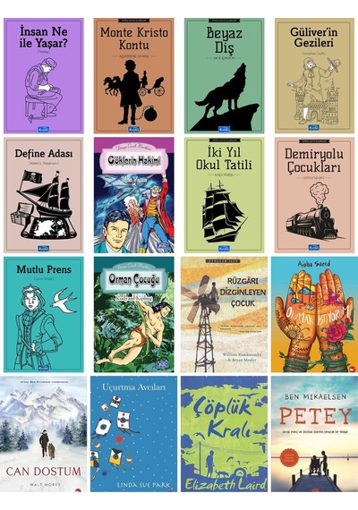 Beyaz Balina Yayınları Petey.can Dostum.rüzgarı Dizginleyen Çocuk 16 Lı Set