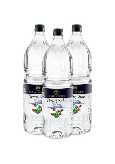 Kemal Kükrer Beyaz Sirke Pet 3 x 1 L