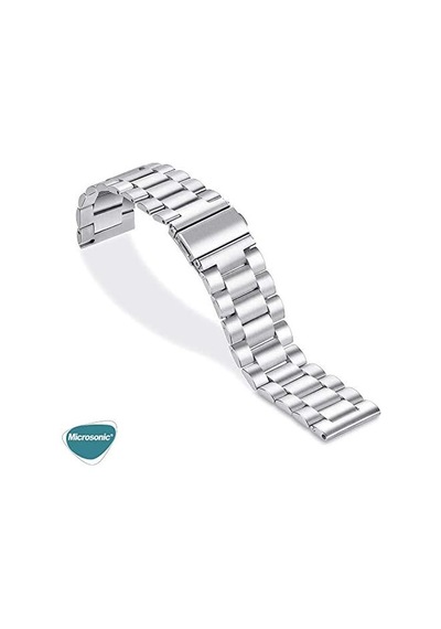 Galaxy 6 40mm Metal Stainless Steel Kordon Galaxy 6 40mm İle Uyumlu Kordon, Akıllı Saat Kayışı