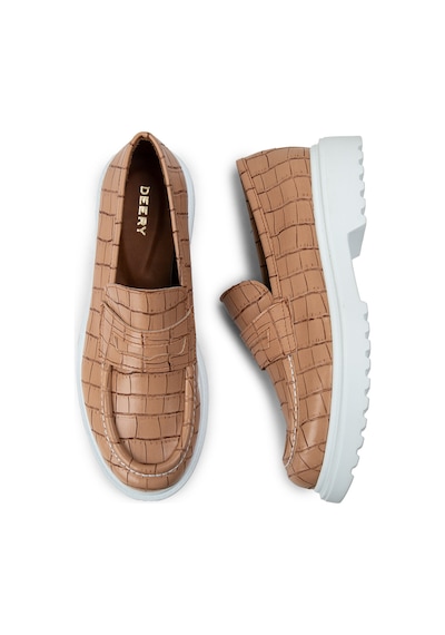 Deery Pudra Rengi Kadın Loafer Ayakkabı - 01903zpdrp01 Pudra