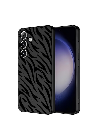 Samsung Galaxy S23 Fe İle Uyumlu Premier Kalite Özel Üretim Baskılı Silikon Telefon Kılıfı Bc 5 Siyah