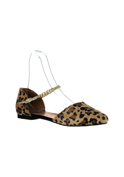 Fox Shoes Leopar Kadın Babet B726024402 LEOPAR Leopar