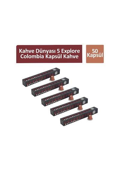 Kahve Dünyası 5 Explore Colombia Kapsül Kahve 5 x 10 Kapsül