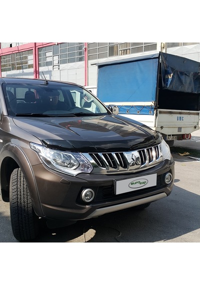Eurocap Mitsubishi L200 Ön Kaput Koruma Rüzgarlık 3Mm Abs 15-19