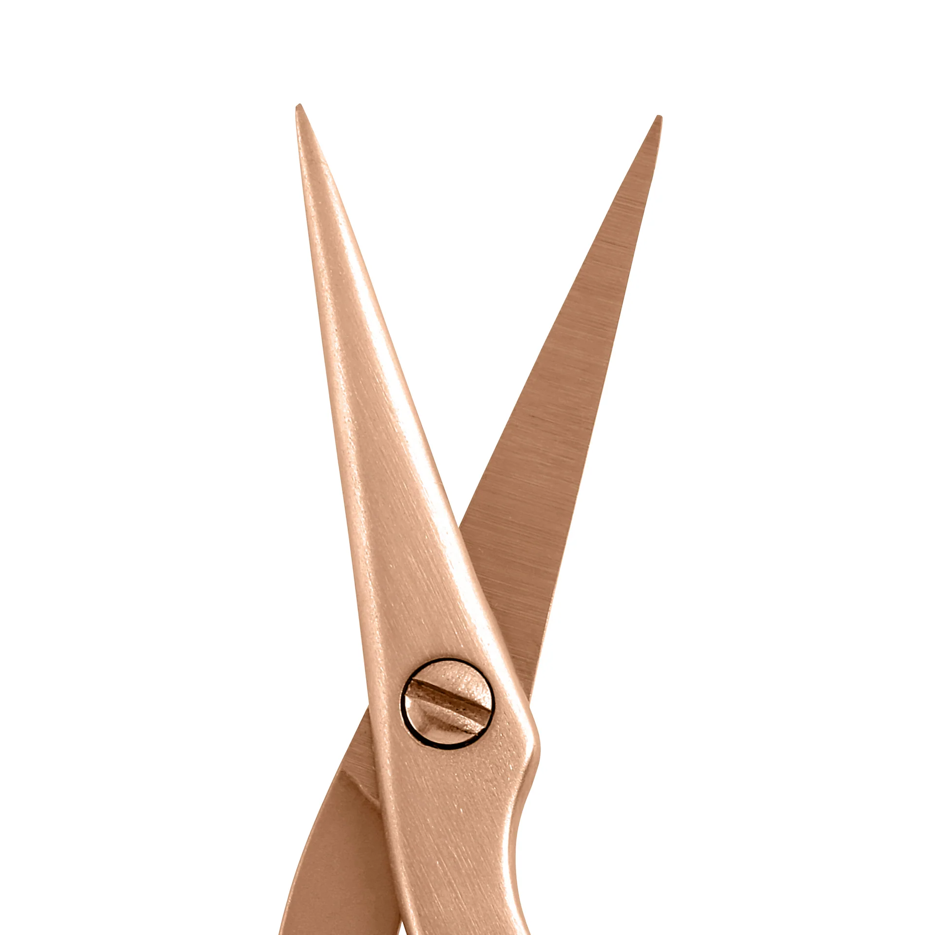 Tweezerman Brow Scissors & Brush Rose Gold - Rose Gold Kaş Makası Ve Fırçası 002 Rose Gold