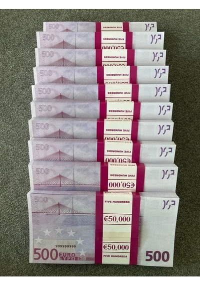 Aykar Yeni 1000 Adet 500 Euro Geçersiz Eğlence Oyun Şaka Düğünde
