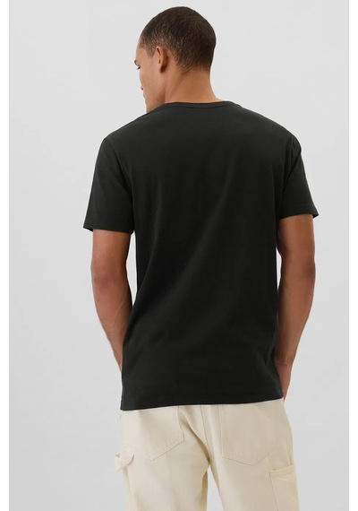 Gap V-frch Everyday Soft Erkek Tişört SIYAH
