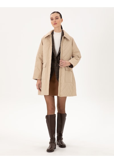 Pierre Cardin Kadın Bej Kaban 50295136-vr011 Bej