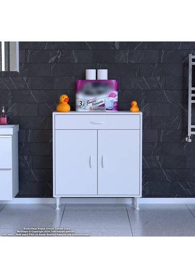 Eliusta Fre 70 Cm Çok Amaçlı Dolap 1 Raflı Tek Çekmeceli Banyo Mutfak Dolabı 70x88x32,5 Cm Organizer Dolap Beyaz Eliusta Fre 70 Cm Çok Amaçlı Dolap 1 Raflı Tek Çekmeceli Banyo Mutfak Dolabı 70x88x32,5 Cm Organizer Dolap Beyaz