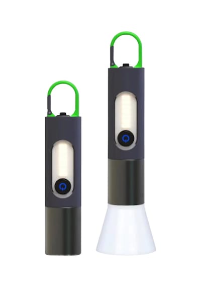 Hepu Hp-836 Su Geçirmez Uzun Menzilli Led El Feneri 5730 Led 5v Usb Şarjlı Taşınabilir Askılı Tasar Siyah