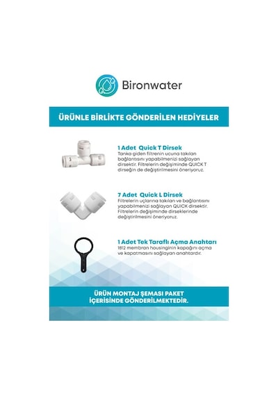 Bironwater Ihlas Aura Cebilon Plus-silver-platinum Ve Tüm Kapalı Kasa İle Uyumlu 5'li Aşamalı Filtre Seti