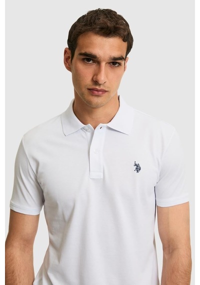U.S. Polo Assn. U.s. Polo Assn. Erkek T-shirt Pu-8731 Beyaz