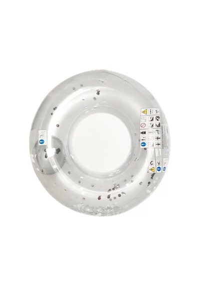 Gümüş Renkli Simli Dev Simit 109 Cm - 554396-altın Lisinya Çok Renkli