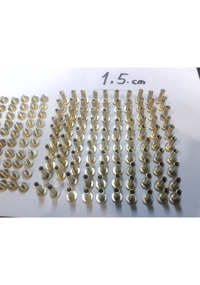 1.5 CM Dosya Klasör Menü Kartela Vidası Sarı 100 Adet