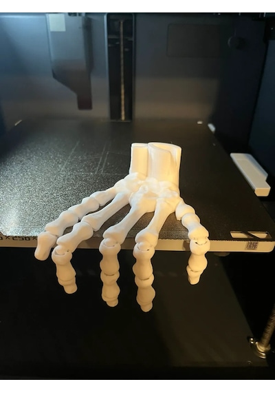 Hareketli El İskeleti Oyuncak 15cm Balık