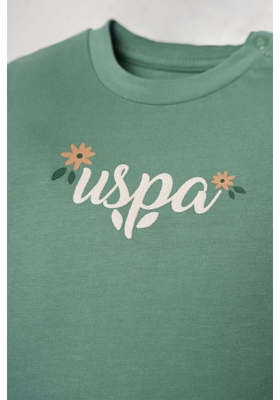 U.s. Polo Assn. Kız Bebek Yeşil Şort Takım Yeşil