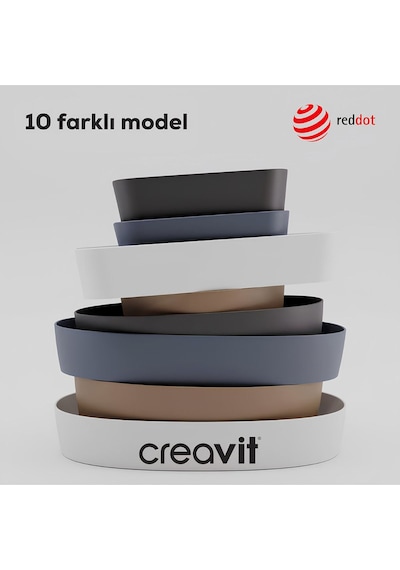 Creavit Nx260 Next Tezgah Üzeri Kare Delikli Lavabo 60 x 50 CM