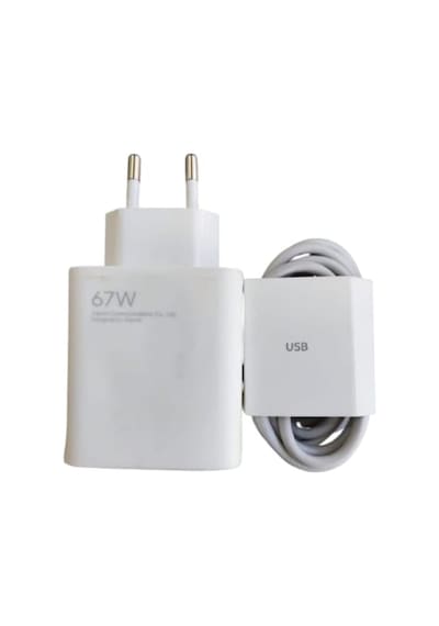 Tıklakap Xiaomi 67 Watt Turbo Şarj Cihazı+Usb Type-C Şarj Kablosu