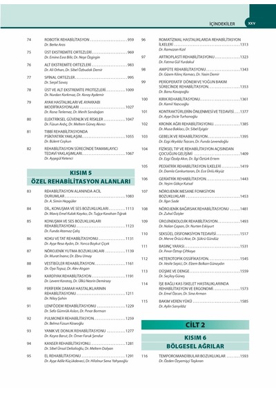 Fiziksel Tıp Ve Rehabilitasyon 2 Cilt, 25. Yıl Özel Baskısı 4. Baskı