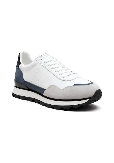 Lufian 111230302 Leo Sneaker Erkek Deri Ayakkabı Gri