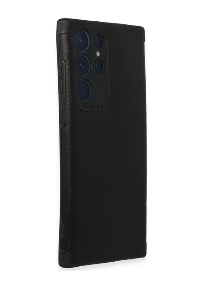 Samsung Galaxy S22 Ultra Kılıf Loop Deri Silikon - Siyah