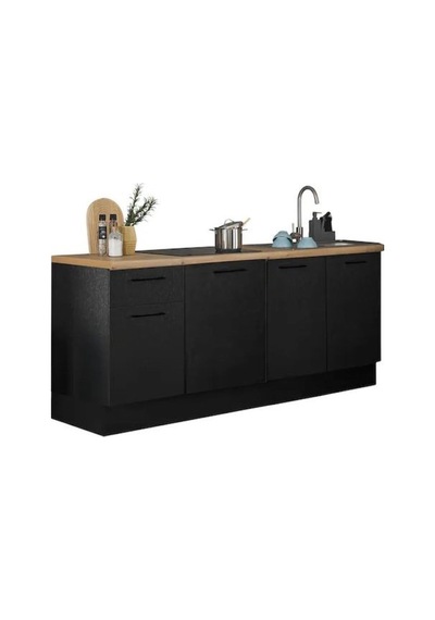 Agora Mutfak 4 Kapaklı-1 Çekmeceli Alt Modül -180 Cm - Tezgah Dahil Antrasit Agora Mutfak 4 Kapaklı-1 Çekmeceli Alt Modül -180 Cm - Tezgah Dahil Antrasit