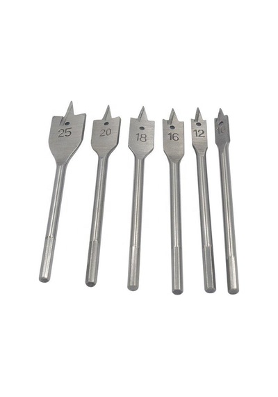 Ağaç Delici Kelebek Yaprak Matkap Uç Seti Ahşap 6 Parça