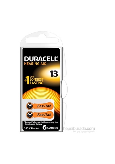 Duracell 13 Numara 6 Lı İşitme Cihazı Pili