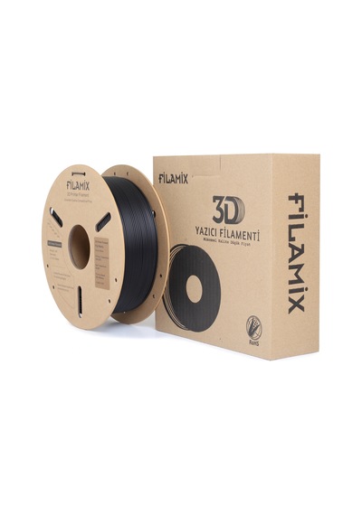 Filamix Pla Matte Filament - Siyah