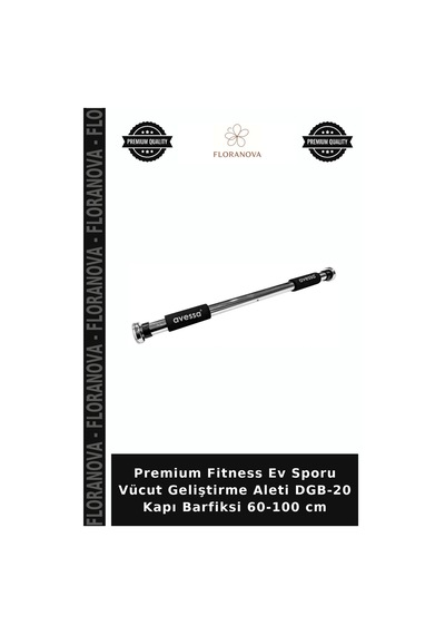 Premium Fitness Ev Sporu Vücut Geliştirme Aleti Dgb-20 Kapı Barfiksi 60-100 Cm